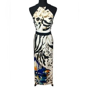 Bisou Bisou Strapless Zebra Print Dress